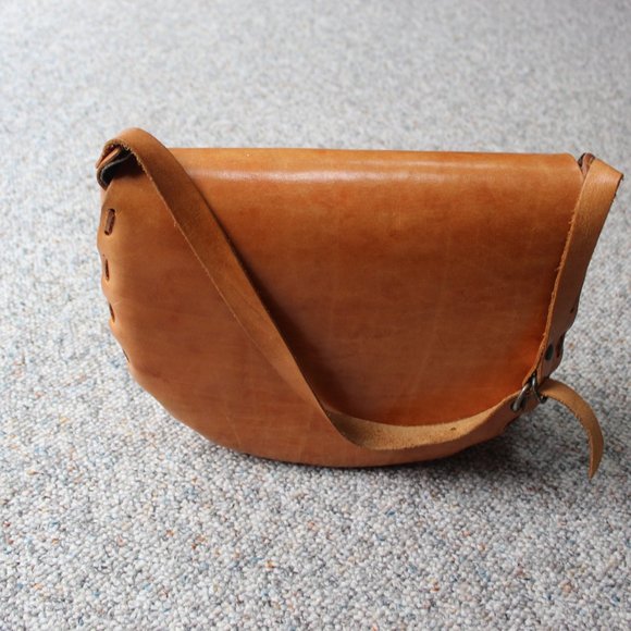 Vintage - Bohemian - Leather bag - Picture 2 of 4